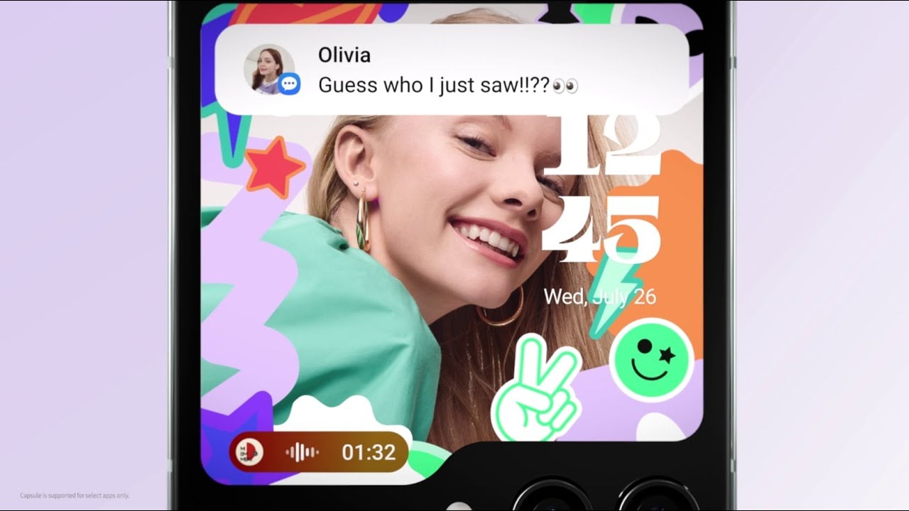 Galaxy Z Flip5: Flex Window Experience | Samsung