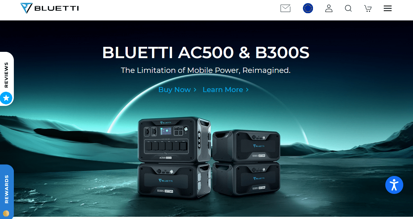 BLUETTI solar products. 