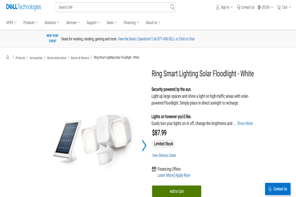 solar powered security lights with camera