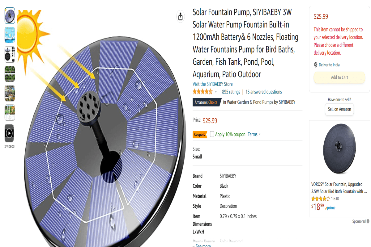 solar irrigation system