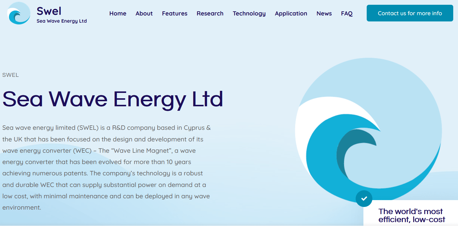 Sea Wave Energy Limited SWEL