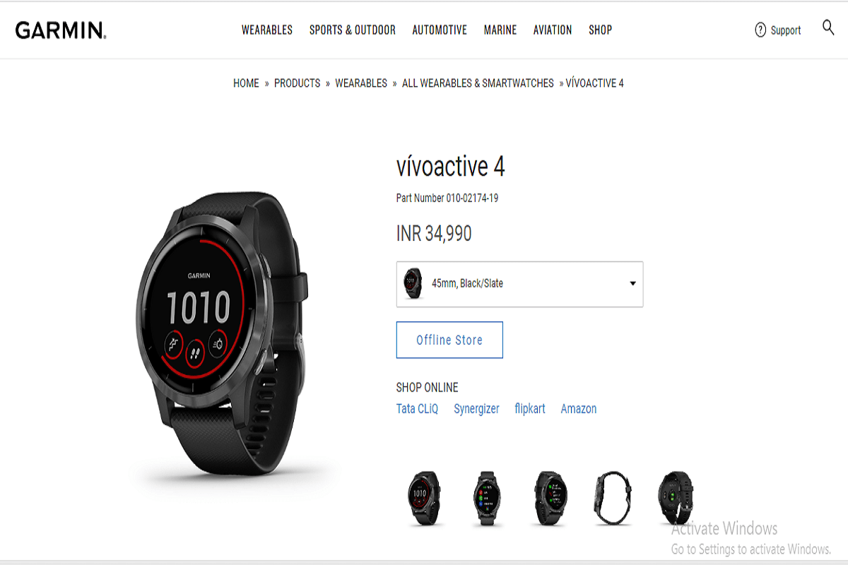 Garmin vivoactive best sale 4 battery replacement