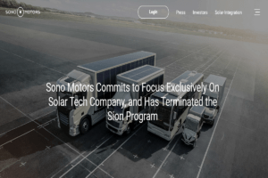 Sono Motors Terminated Sion EV and is Now More Focused on Solar Tech Business