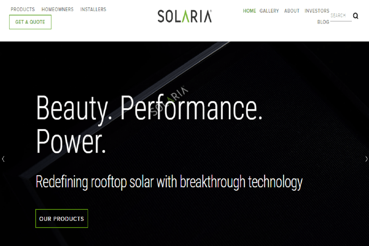 solaria Top BIPV Manufacturers in the World