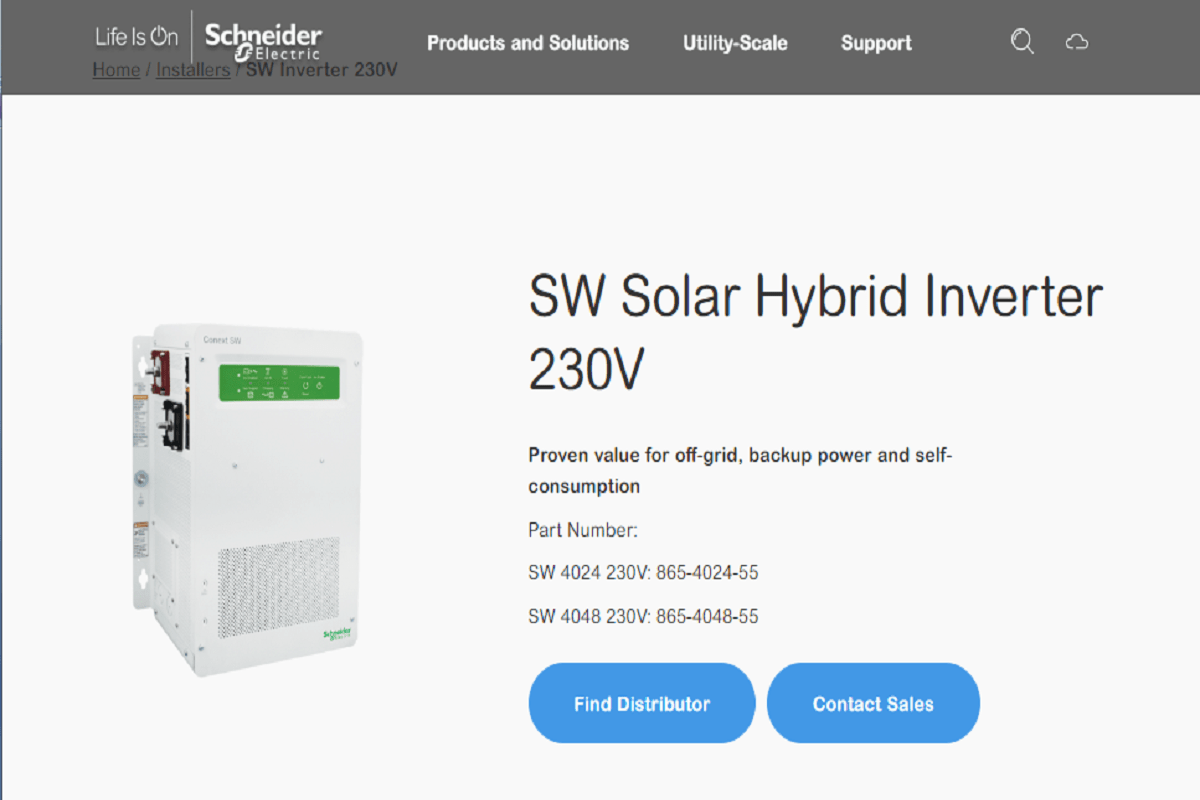 SW Hybrid solar inverter : Top 10 Solar Inverters in the World #9 
