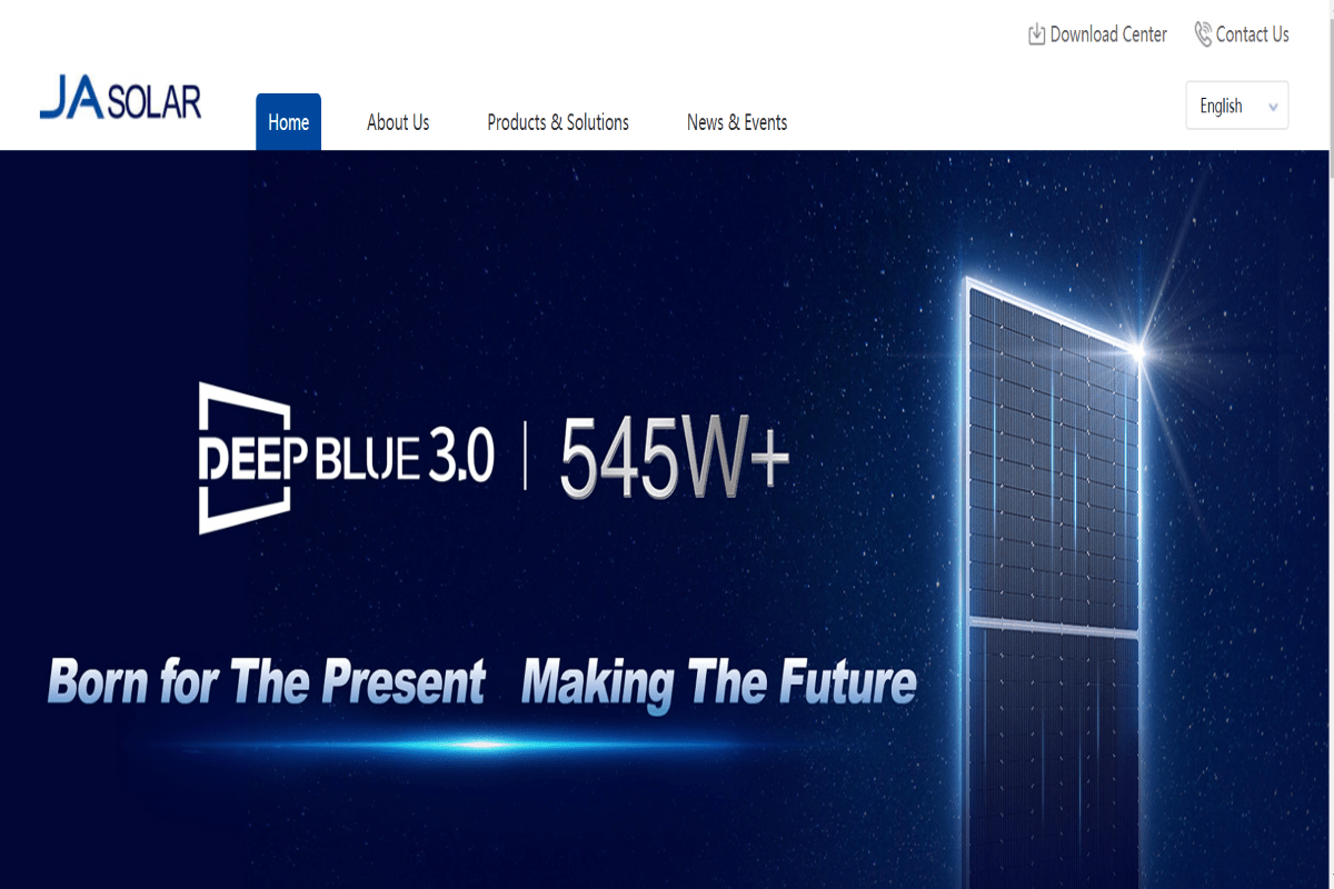 Jan 23 JA Solar Energy Company