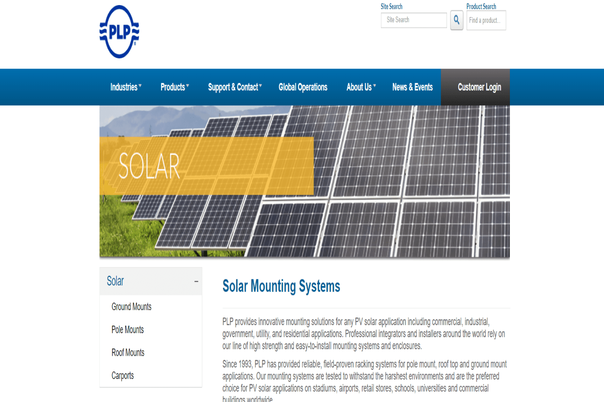 JAN 23 top solar racking manufacturers