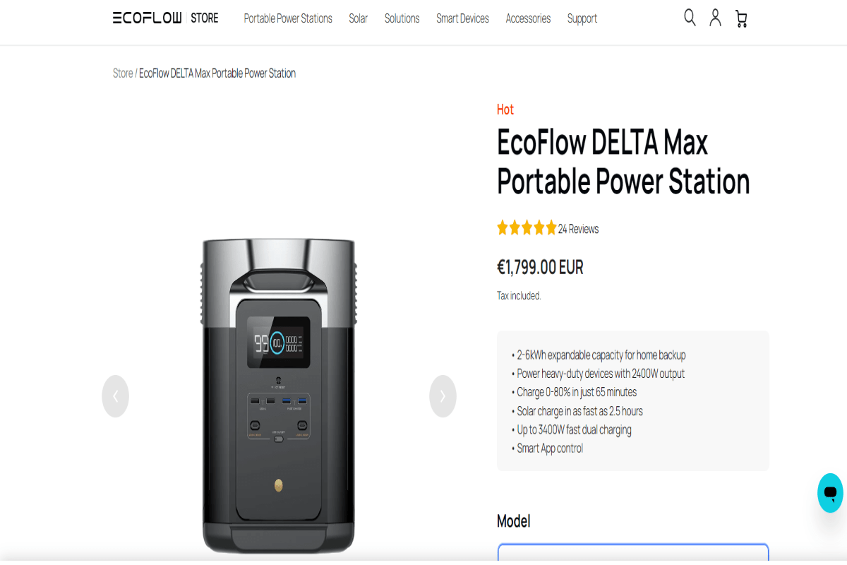 JAN 23 EF ECOFLOW DELTA Max