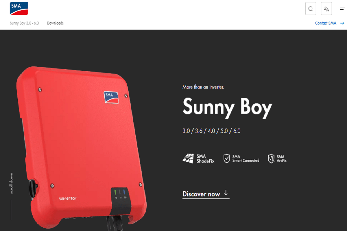 Sunny Boy 5: bester Netzwechselrichter mit Batterie-Backup Nr. 5 