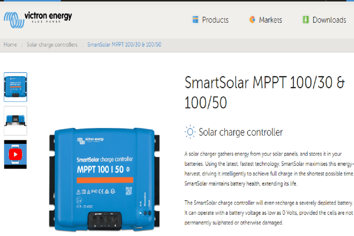 Victron energy MPPT charge controller: 6 Best MPPT Solar Charge Controllers #1 