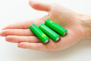 A rechargeable edible battery made from food