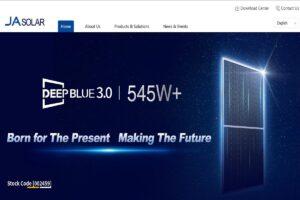 JAN23 JA Solar Panels Review - Are They Good: JA Solar panel deep blue 3.0 model - 1