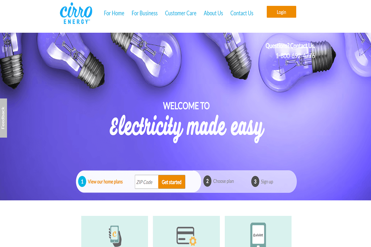 JAN 23 Cirro Energy web page