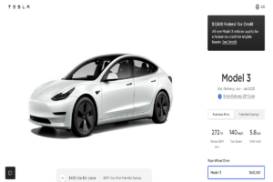 Tesla's New Surprise - Model 3 Qualifies for $7500 Tax Credit