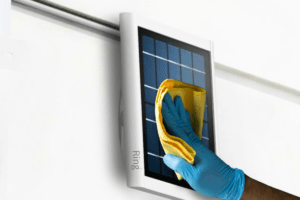 JAN 23 how to clean ring solar panel