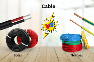 differences between solar cable and normal cable
