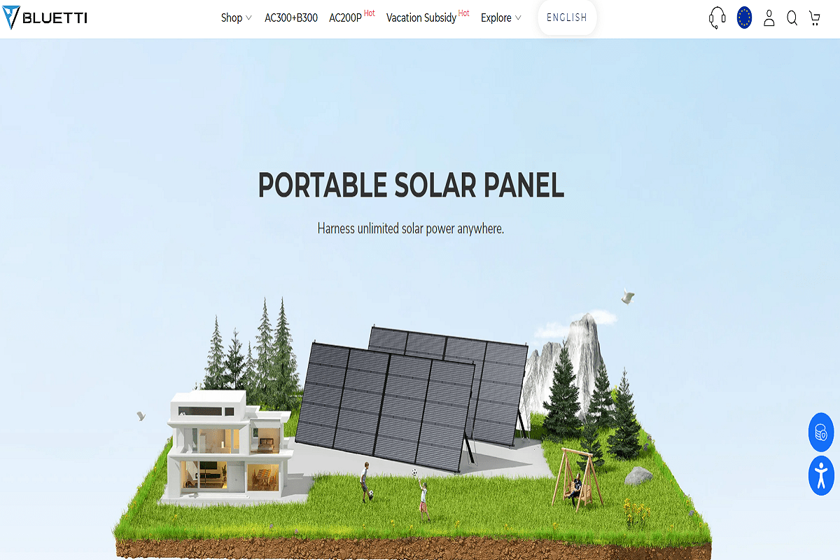 Bluetti offical website: Best Portable Solar Panels For Cloudy Days 2