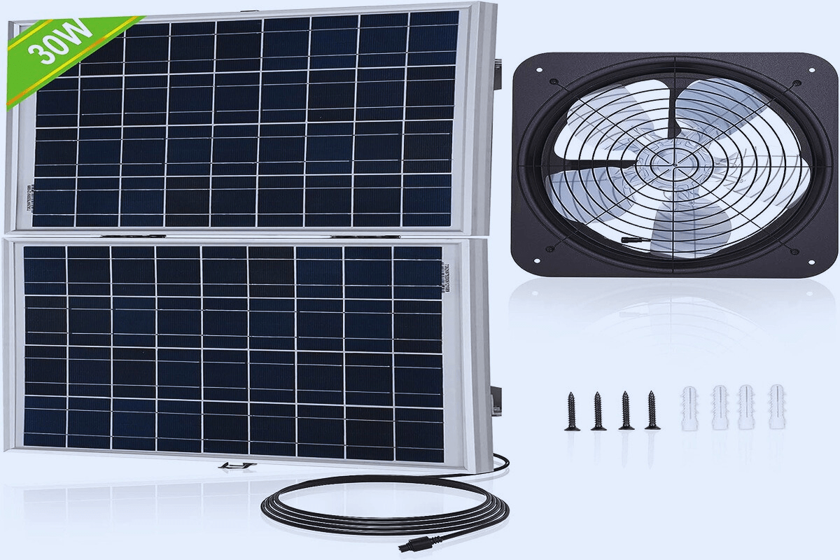 Pumplus solar fan