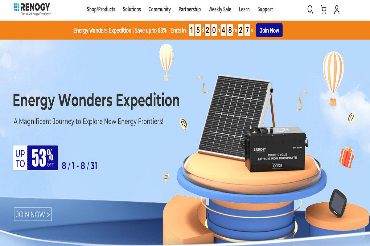 Renogy offical website: Best Portable Solar Panels For Cloudy Days 1