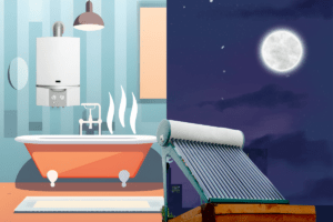 Does Solar Water Heater Work at Night