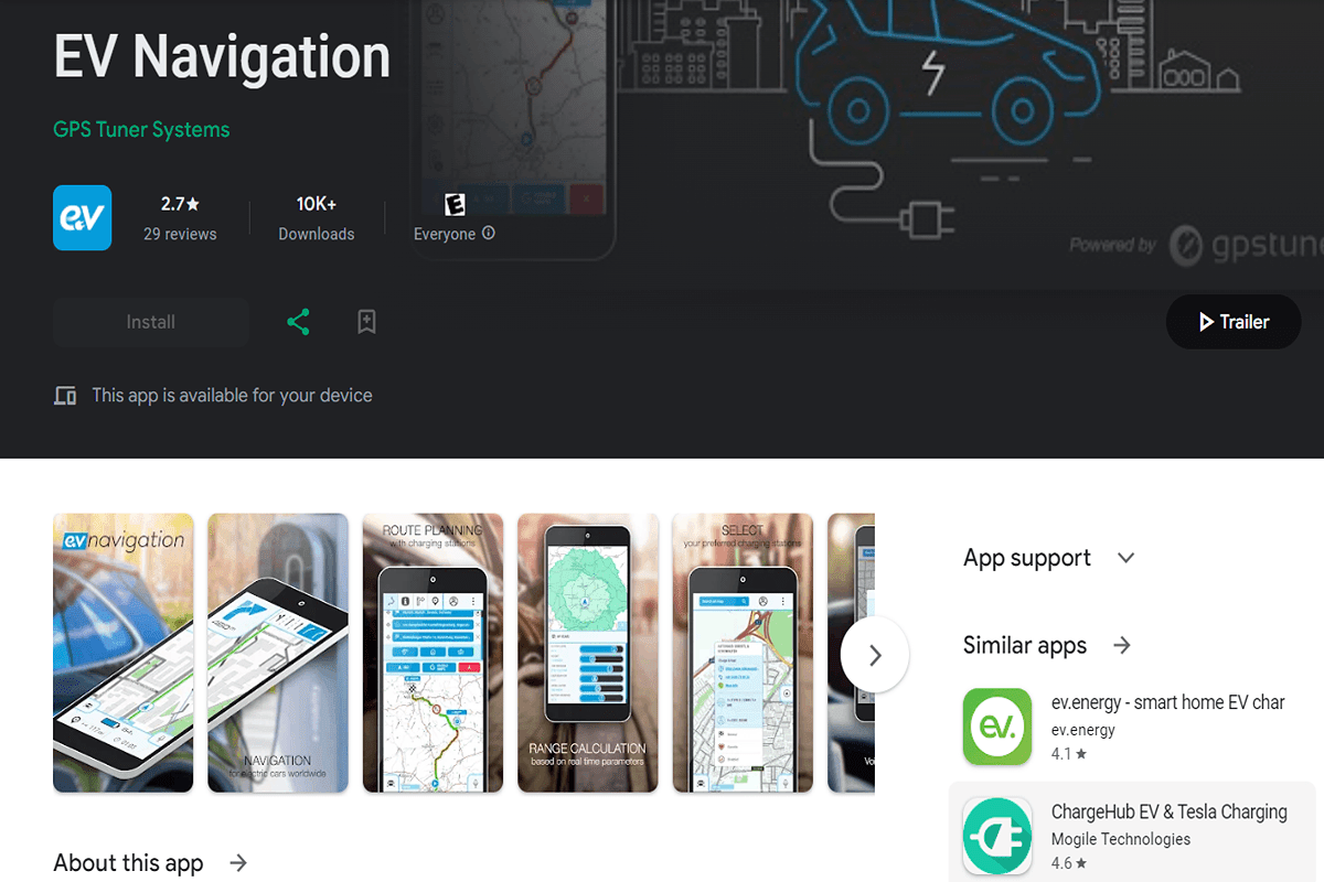 JAN 23 10 Best EV Route Planner Apps 6