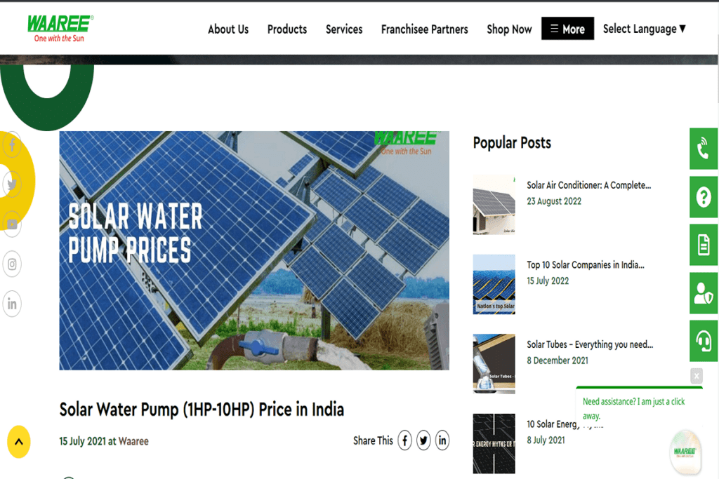Top 10 Solar Pump Companies in India Energy Theory