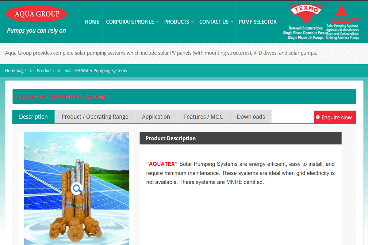 Jan 23 Top 10 Solar Pump Companies in India 8