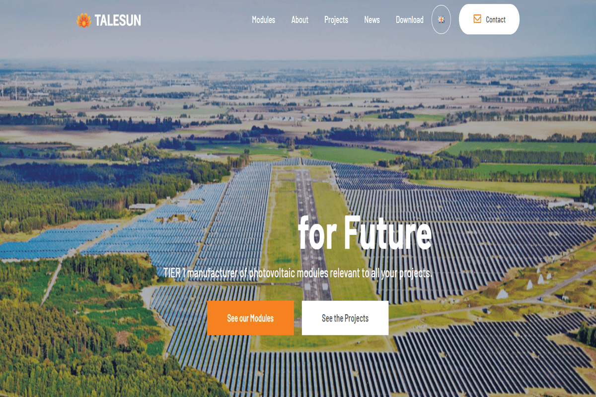 Talesun solar panels