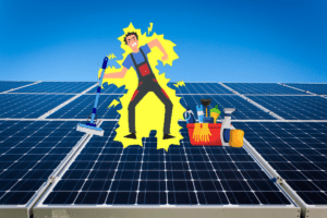 Can You Get Electrocuted Cleaning Solar Panels