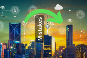 What are common mistakes with smart city projects