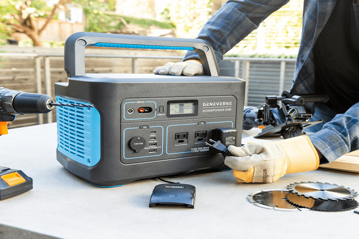 Geneverse 1000 Watt HomePower ONE Solar Generators-5: Best Solar Power Generators for Camping 3