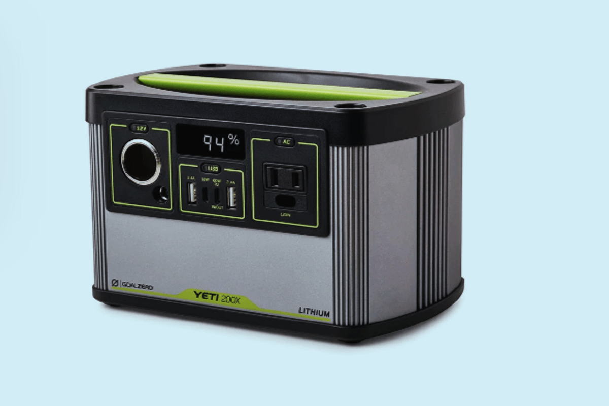 Goal Zero Yeti 200X Solar Generator-3: Best Solar Power Generators for Camping 1