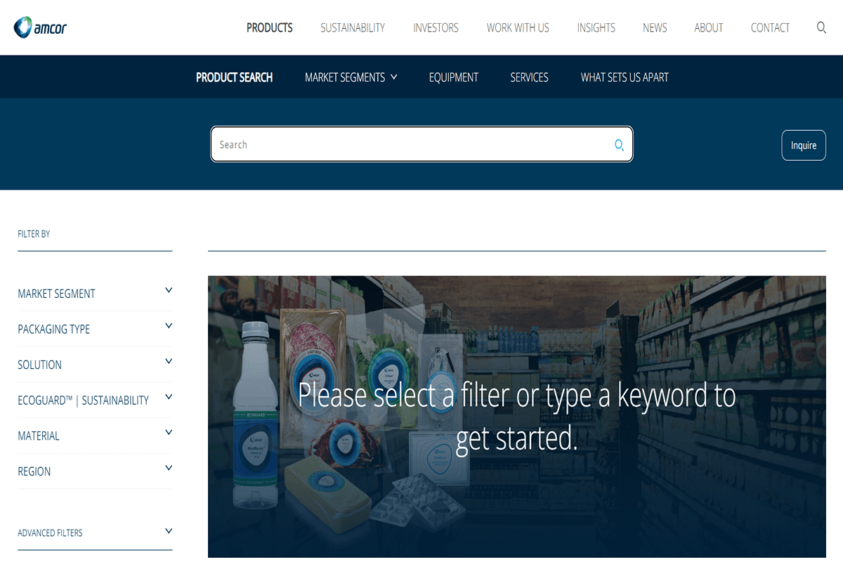 Amcor Packaging Manufacturers