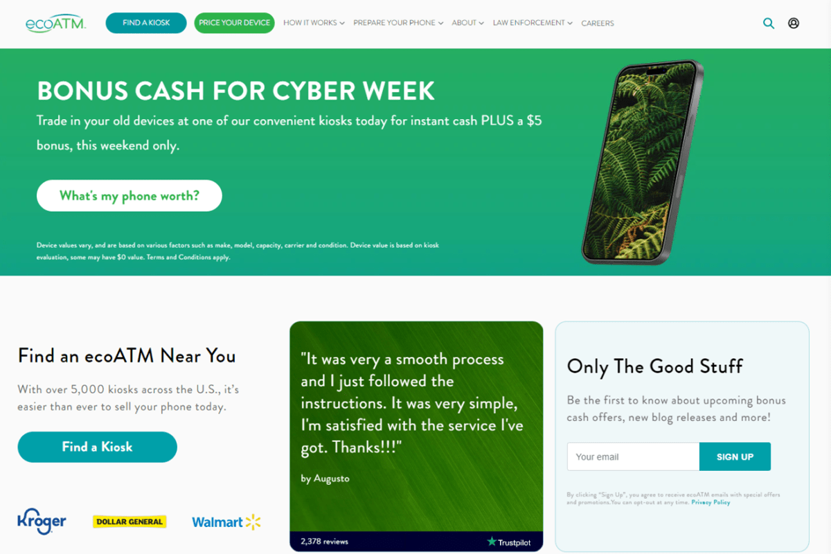 EcoATM: eco-friendly inventions for the future