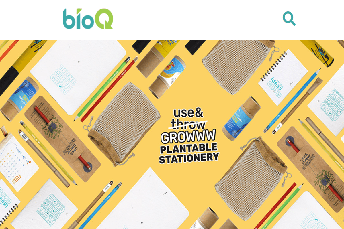 Growing Ideas with BioQ's Sustainable Plantable Stationery 
