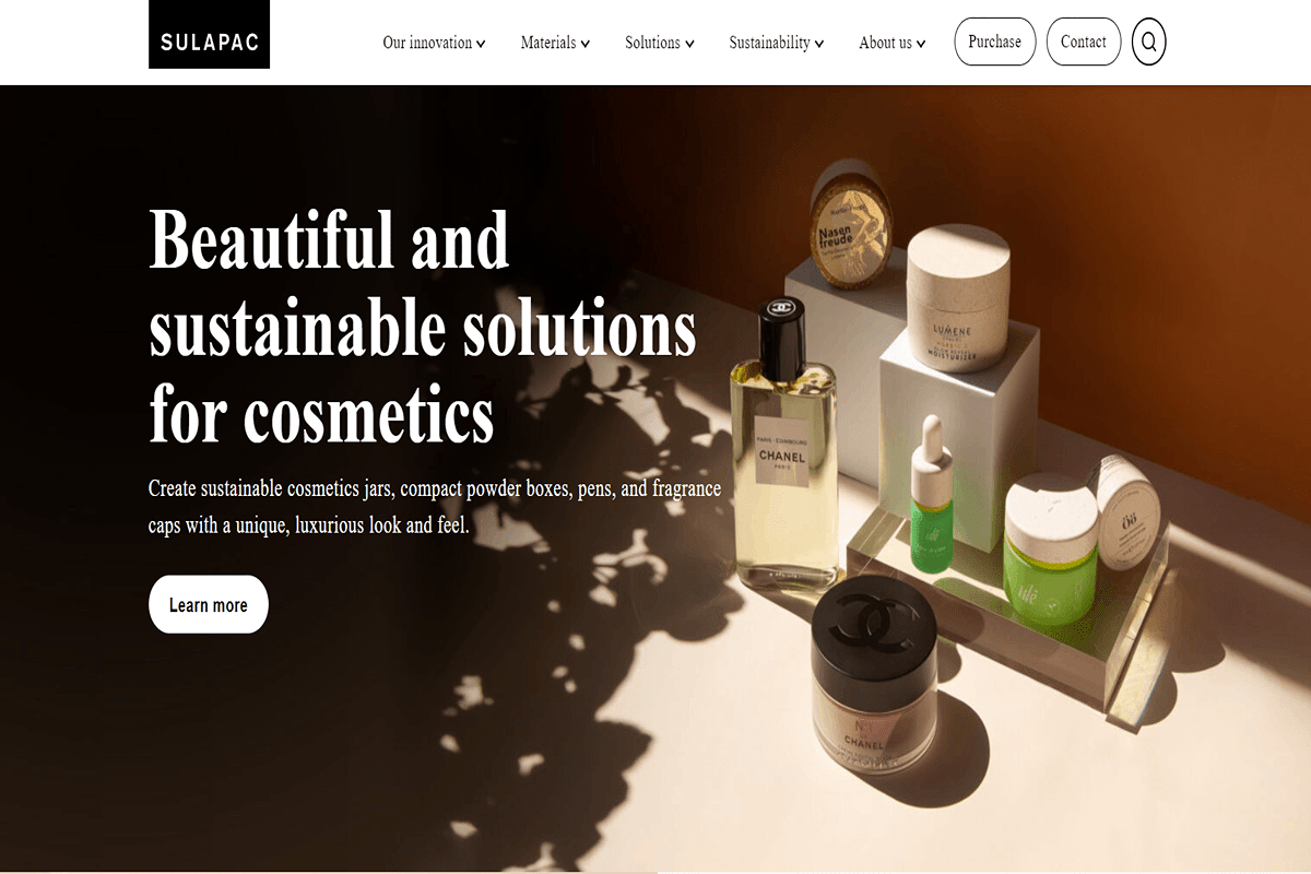 Sulapac : emballage cosmétique sans plastique