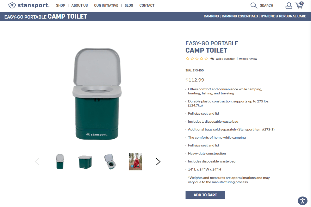 Stansport- composting toilets for cabins