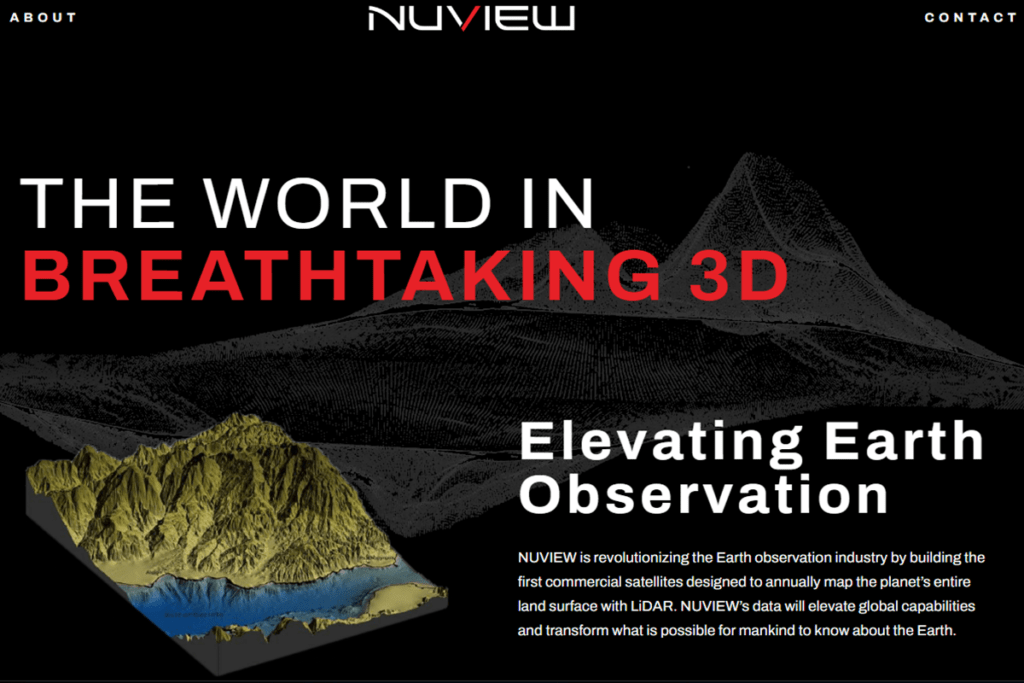 Nuview LiDAR Satellite Constellation Best Inventions of 2023