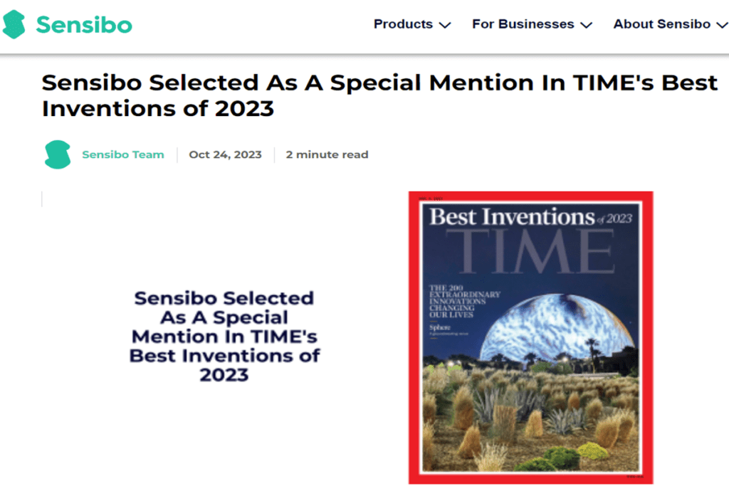 Smart AC controller by Sensibo Air Pro