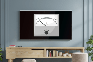how many amps does a tv use