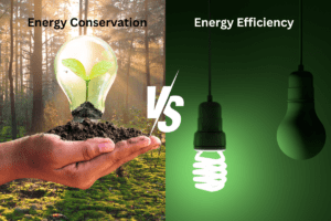 Energy Conservation vs Energy Efficiency
