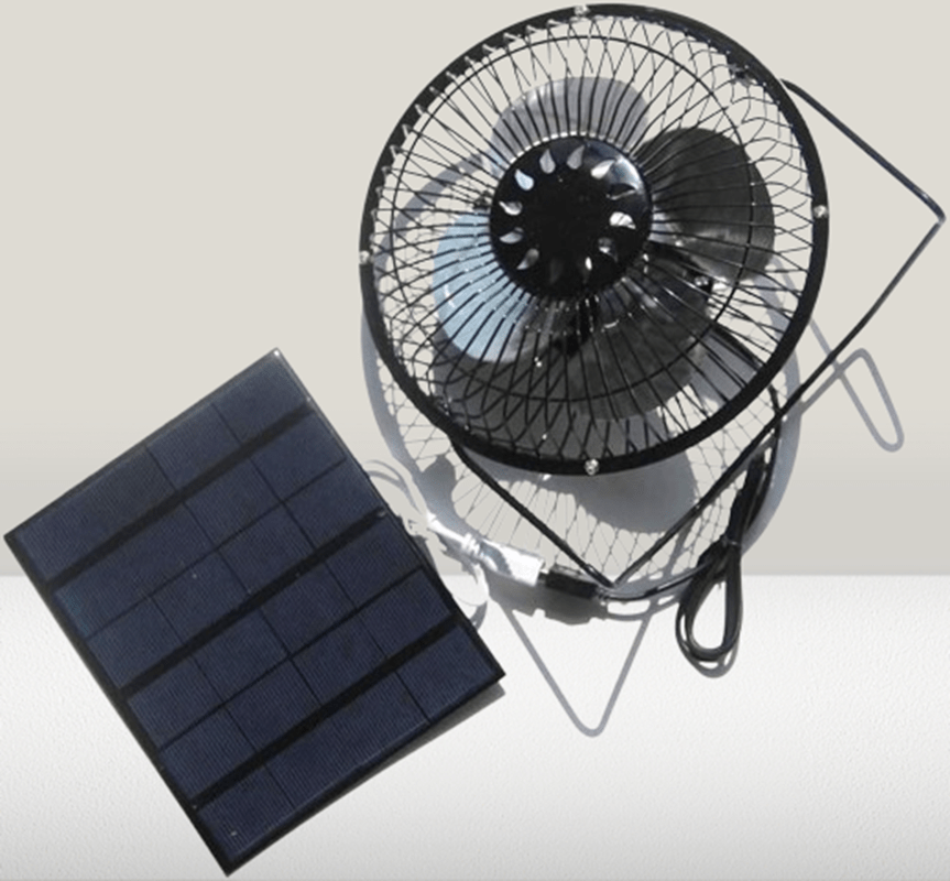 NUZAMAS solar fan for camping