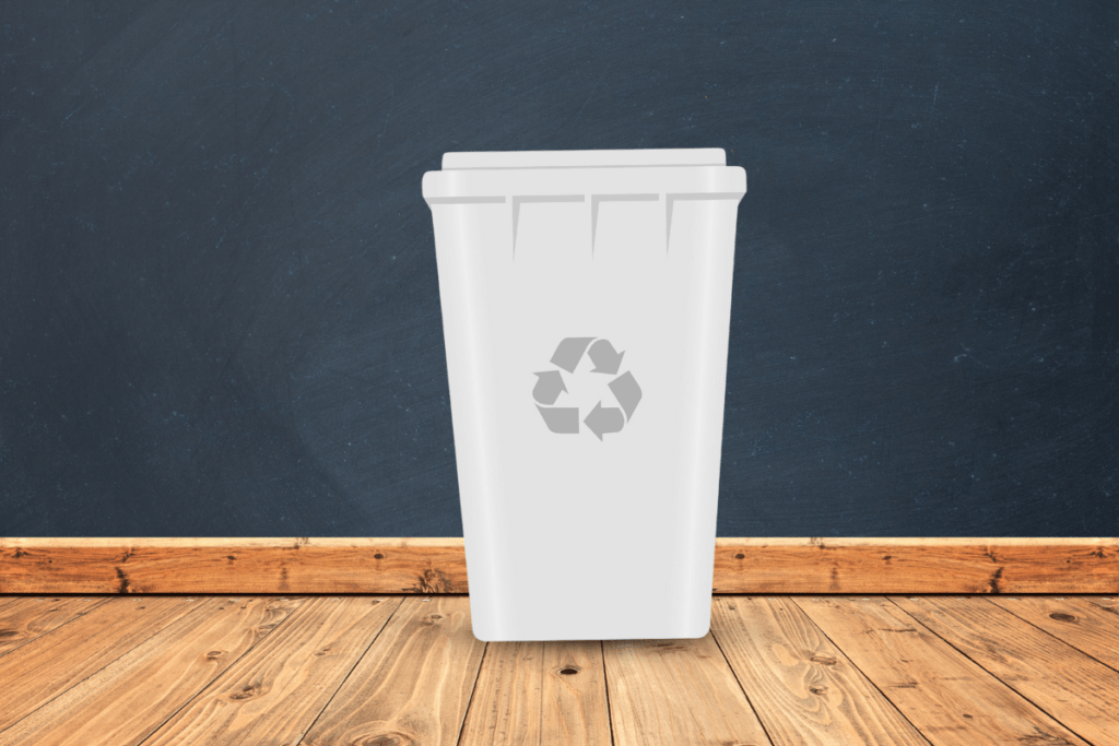 White bin: types of waste segregation